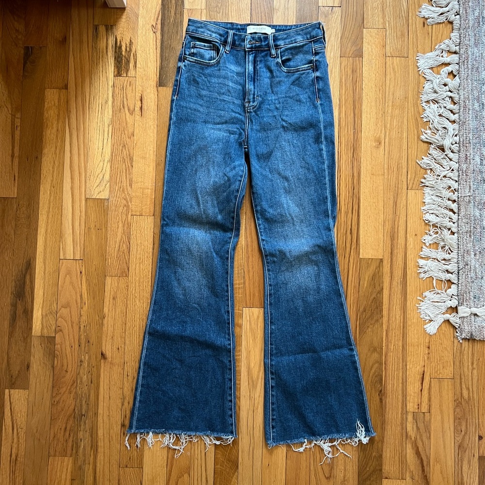 Medium Wash Flared Jeans